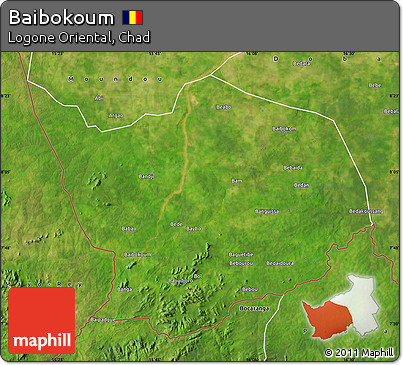 Satellite Map of Baibokoum