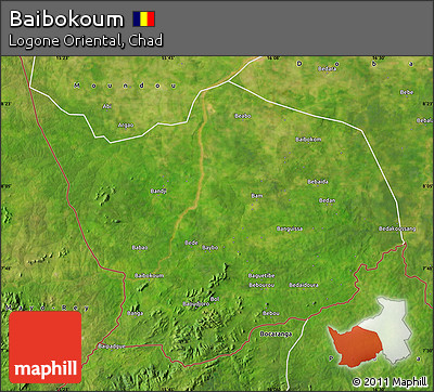 Satellite Map of Baibokoum