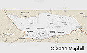 Classic Style Panoramic Map of Baibokoum