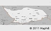 Gray Panoramic Map of Baibokoum