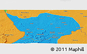 Political Panoramic Map of Baibokoum