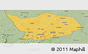 Savanna Style Panoramic Map of Baibokoum