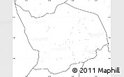 Blank Simple Map of Baibokoum, no labels