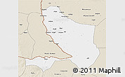 Classic Style 3D Map of Bongor