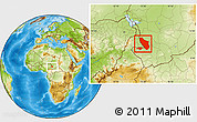 Physical Location Map of Bongor