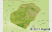 Satellite 3D Map of Gounou, physical outside