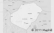 Silver Style 3D Map of Gounou