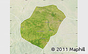 Satellite Map of Gounou, lighten