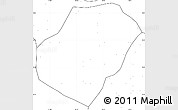 Blank Simple Map of Gounou, no labels