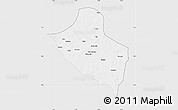 Silver Style Map of Pala, single color outside