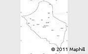 Blank Simple Map of Pala, cropped outside