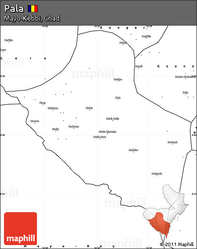 Blank Simple Map of Pala