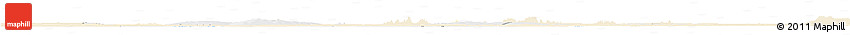 Classic Style Horizon Map of Moyen-Chari, single color outside