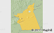 Savanna Style 3D Map of Kyabe