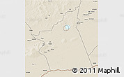 Shaded Relief 3D Map of Kyabe