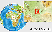 Physical Location Map of Kyabe