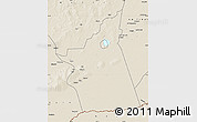 Shaded Relief Map of Kyabe