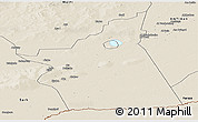 Shaded Relief Panoramic Map of Kyabe