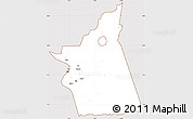 Classic Style Simple Map of Kyabe, cropped outside