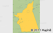 Savanna Style Simple Map of Kyabe