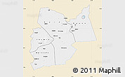 Classic Style Map of Moyen-Chari, single color outside