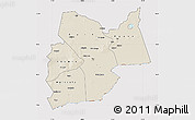 Shaded Relief Map of Moyen-Chari, cropped outside