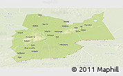 Physical Panoramic Map of Moyen-Chari, lighten