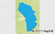 Political Map of Sarh, physical outside