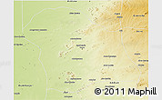 Physical 3D Map of Abeche