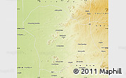 Physical Map of Abeche