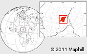 Blank Location Map of Am Dam