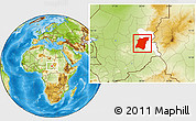 Physical Location Map of Am Dam, highlighted parent region