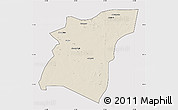 Shaded Relief Map of Am Dam, cropped outside
