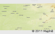 Physical Panoramic Map of Am Dam