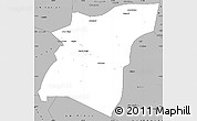 Gray Simple Map of Am Dam