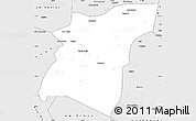 Silver Style Simple Map of Am Dam