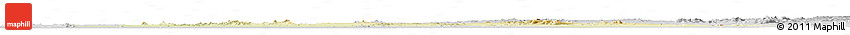 Physical Horizon Map of Goz Beida, lighten, desaturated