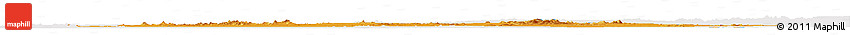 Political Horizon Map of Goz Beida, cropped outside