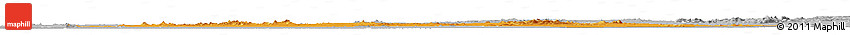 Political Horizon Map of Goz Beida, lighten, desaturated
