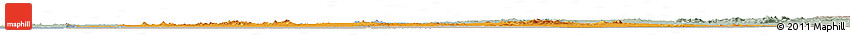 Political Horizon Map of Goz Beida, lighten, semi-desaturated