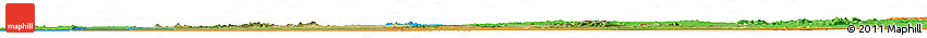 Satellite Horizon Map of Goz Beida, political outside