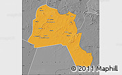 Political Map of Goz Beida, desaturated