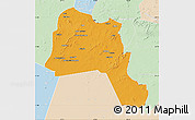 Political Map of Goz Beida, lighten
