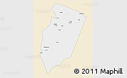 Classic Style 3D Map of Am Timan, single color outside
