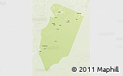 Physical 3D Map of Am Timan, lighten