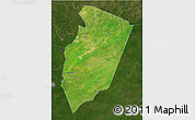 Satellite 3D Map of Am Timan, darken