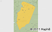 Savanna Style 3D Map of Am Timan