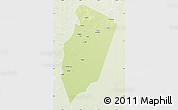 Physical Map of Am Timan, lighten