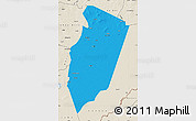 Political Map of Am Timan, shaded relief outside