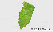Satellite Map of Am Timan, cropped outside